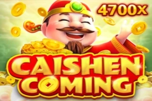 Slots Launch 所標示 JDB Caishen Coming 的同款圖片，圖面 4700X 與官方 4200X 規格不同