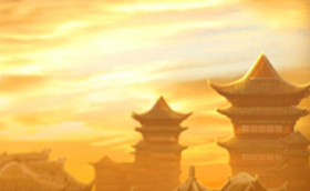 CQ9 Gu Gu Gu 2 M 官方夕照樓閣背景