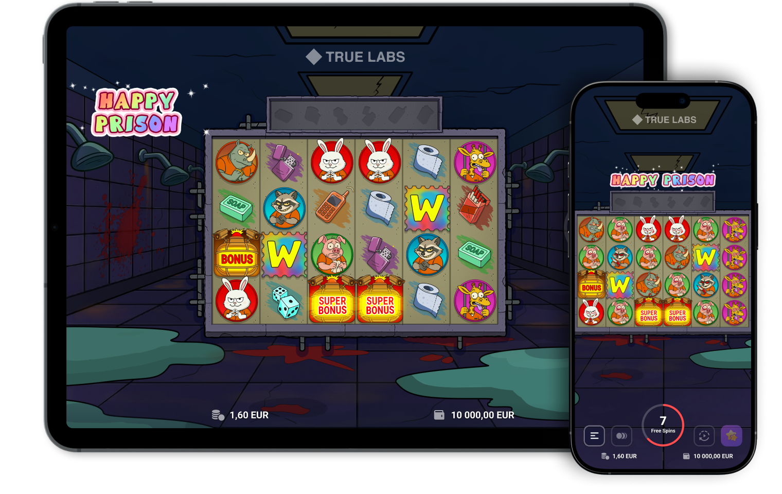TrueLab 官方 Happy Prison 遊戲畫面