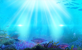 CQ9 King of Atlantis 官方橫式作品背景