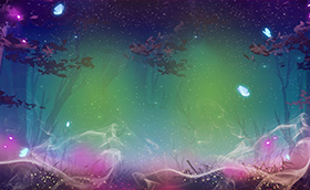 CQ9 Mirror Mirror 官方童話森林橫式作品背景
