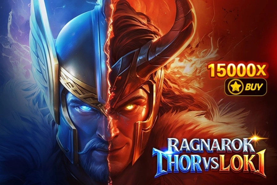 Slots Launch 所標示 JDB Ragnarok Thor vs Loki 的同款遊戲圖