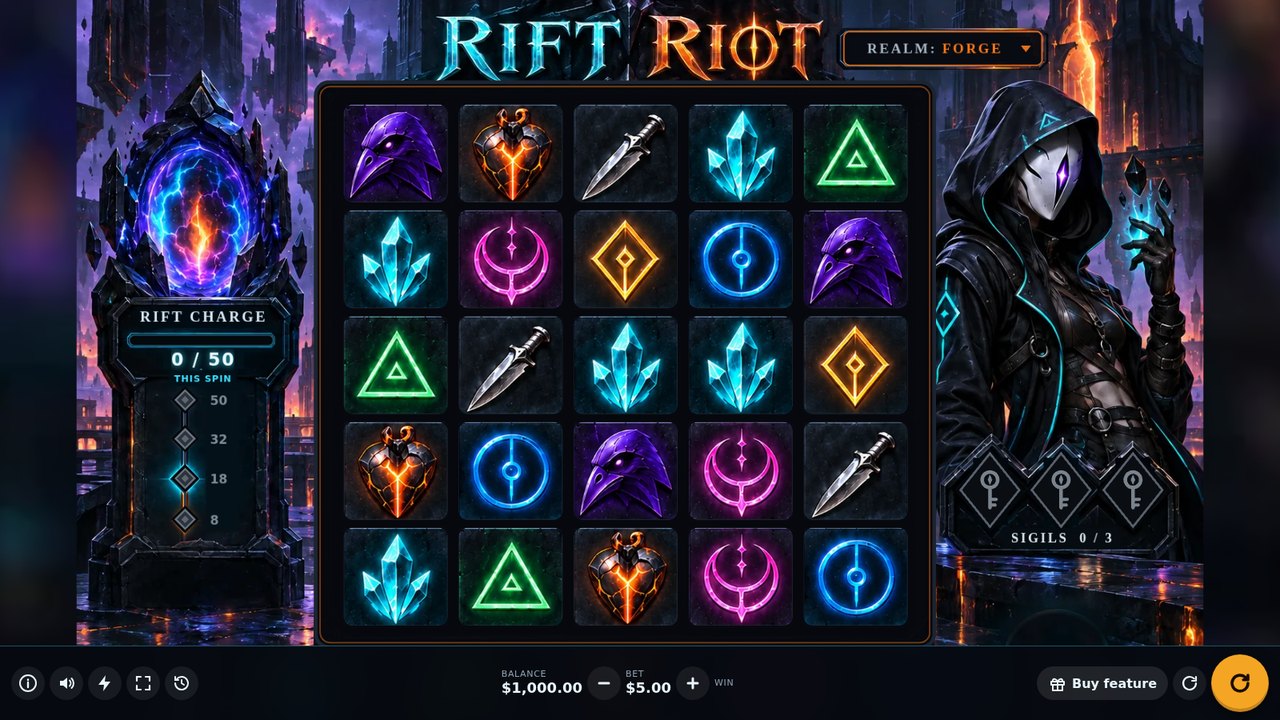 Vantareel Studios 官方 Rift Riot 遊戲畫面