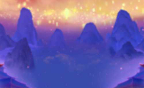CQ9 Sky Lanterns 官方山巒夜空背景