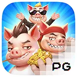 PG SOFT Three Crazy Piggies 官方遊戲圖示