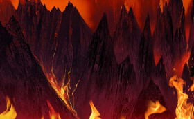 CQ9 Zhong Kui 官方火焰山背景